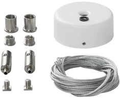 Magnetinės sistemos DAVINCI pakabinimo rinkinys, baltas, 2vnt.