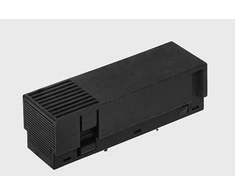 Magnetinės sistemos IN_LINE bėgelio elektrinis sujungimas, juodas, 4x