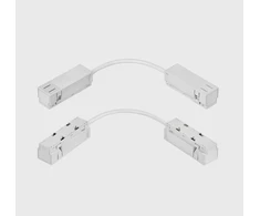 Magnetinės sistemos IN_LINE bėgelio lankstus elektrinis sujungimas, baltas, 4x