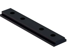 Magnetinės sistemos VIOKEF MICRO MAGNETIC bėgelio mechaninis sujungimas, juodas, 02/0805