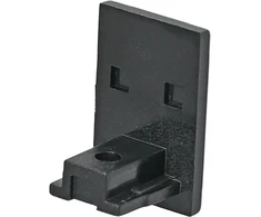 Magnetinės sistemos ZAMBELIS MAGNETIC 5MM bėgelio užbaigimas, matinės juodos sp., 48V, 2507
