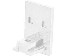 Magnetinės sistemos ZAMBELIS MAGNETIC 5MM bėgelio užbaigimas, matinės baltos sp., 48V, 2507-W