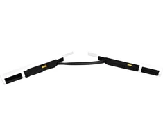 Magnetinės sistemos ZAMBELIS MAGNETIC 5MM bėgelio lankstus elektrinis sujungimas, matinės baltos sp., 48V, 2510-W