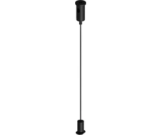 Magnetinės sistemos ZAMBELIS MAGNETIC 5MM bėgelio pakabinimo rinkinys, matinės juodos sp., 48V, 2vnt., 2516