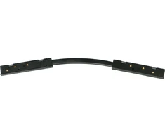 Magnetinės sistemos ZAMBELIS MAGNETIC 6MM bėgelio lankstus elektrinis sujungimas, 24V, juodas, 25263