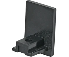 Magnetinės sistemos ZAMBELIS MAGNETIC 6MM bėgelio užbaigimas, juodas, 25458