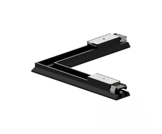 Magnetinės sistemos ZAMBELIS MAGNETIC ULTRA SLIM bėgelių kampinis sujungimas, 48V, juodas, 23129