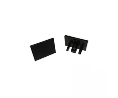 Magnetinės sistemos ZAMBELIS MAGNETIC ULTRA SLIM bėgelio užbaigimas, juodas, 23262