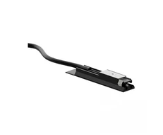 Magnetinės sistemos ZAMBELIS MAGNETIC ULTRA SLIM bėgelių užbaigimas su užmaitinimu, 48V, juodas, 23126