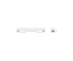 Magnetinės sistemos ZAMBELIS MAGNETIC ULTRA SLIM bėgelių vidinis sujungimas, 48V, juodas, 23127