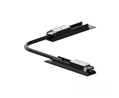 Magnetinės sistemos ZAMBELIS MAGNETIC ULTRA SLIM bėgelių lankstus sujungimas, 48V, juodas, 23128