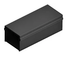Magnetinio bėgelio ZAMBELIS MINI dangtelis, juodas, 22259