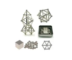 Magnetinis konstruktorius metalinėje dėžutėje