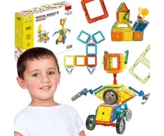 Magnetinis konstruktorius WOOPIE 3D transporto priemonių rinkinys