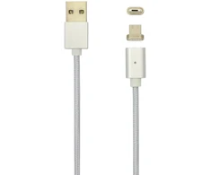 Sbox Magnetinis USB–Micro USB laidas, 1 m