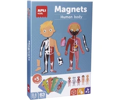 Magnetinis žaidimas-dėlionė „Žmogaus kūnas”