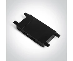 Magnetinių bėgelių FLAT tiesus sujungimas, juodas, 43004FF/B