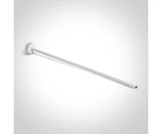 Magnetinių bėgelių P&amp;P paviršinis laikiklis, baltas, 63cm, 42004PP/W