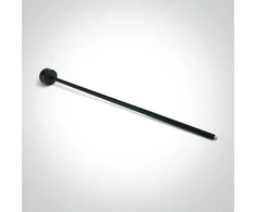 Magnetinių bėgelių P&amp;P paviršinis laikiklis, juodas, 63cm, 42004PP/B