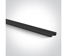 Magnetinių sistemų bėgelio P&amp;P dangtelis, juodas, 98cm, 42003PA/B