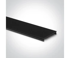 Magnetinių sistemų įleidžiamas bėgelis MIDI, juodas, 1m, 42001RB/B