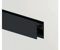 Magnetinių sistemų paviršinis bėgelis TRACK 48V SURFACE, juodas, 1m