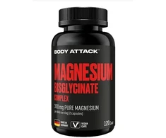 Magnio bisglicinato kapsulės Body Attack 120 kapsulių