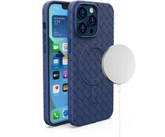 Hurtel MagSafe Woven Apple iPhone 14 Pro – dėklas telefonui mėlynos spalvos