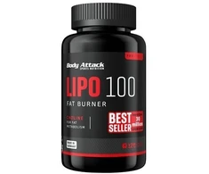 Body Attack Lipo 100 Kapsulės 120vnt