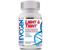 Maisto papildas kapsulėmis EVOGEN Light &amp; Tight Detox 28 kapsulių