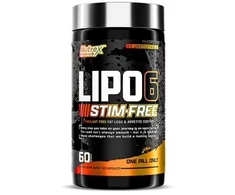Maisto papildas kapsulėmis Nutrex Lipo 6 Juodas Stim-Free 60 kapsulių