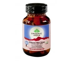 Grandininis pjūklas Maisto papildas "Women's Well-Being" ORGANIC INDIA, 60 kaps.