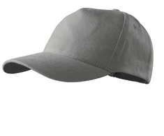 Malfini As Kepurė su snapeliu MALFINI 5P 307 Unisex, Antique sidabrinis 340g/m2