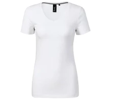 Malfini Action V-neck marškinėliai MLI-70100 balti