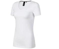 Malfini Action V-neck marškinėliai MLI-70100 balti