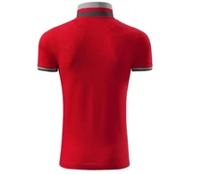 Malfini Collar Up M MLI-25671 formulos raudoni polo marškinėliai