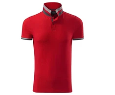 Malfini Collar Up M MLI-25671 formulos raudoni polo marškinėliai