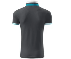 Malfini Collar Up M MLI-25683 šviesiai antracito spalvos polo marškinėliai