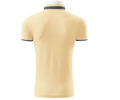 Malfini Collar Up M MLI-25685 burbono vanilės spalvos polo marškinėliai