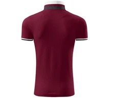 Malfini Collar Up M MLI-25686 granato spalvos polo marškinėliai