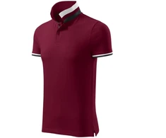 Malfini Collar Up M MLI-25686 granato spalvos polo marškinėliai