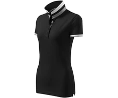 Malfini Collar Up W MLI-25701 Juoda Polo Marškinėli