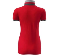 Malfini Collar Up W MLI-25771 formulos raudoni polo marškinėliai
