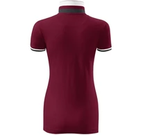 Malfini Collar Up W MLI-25786 granato spalvos polo marškinėliai