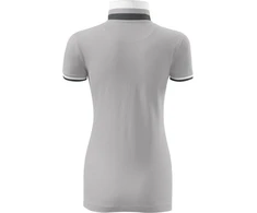 Malfini Collar Up W MLI-257A4 sidabro pilkos spalvos polo marškinėliai