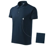 Malfini Cotton M MLI-21202 tamsiai mėlyni polo marškinėliai