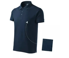 Malfini Cotton M MLI-21202 tamsiai mėlyni polo marškinėliai