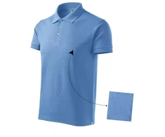 Malfini Cotton M MLI-21215 mėlyni polo marškinėliai