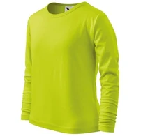 Malfini Fit-T LS Jr Marškinėliai MLI-12162 žalios