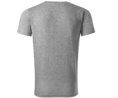 Malfini Heavy V-neck Marškinėliai M MLI-11112 tamsiai pilkas melanžas